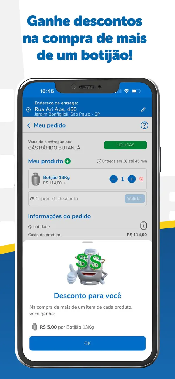 Screenshot #3 pour Upgas - Seu gás mais rápido