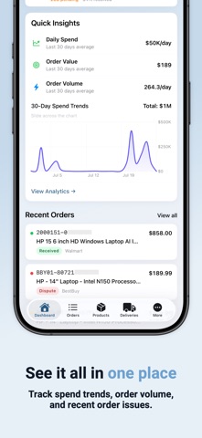 Whale Dashboard - Order Hub Screenshot 2 of 6