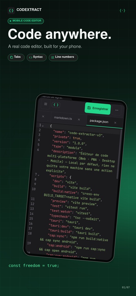 #6. Code Extractor (iOS) Por: LEDOFFYX LTD