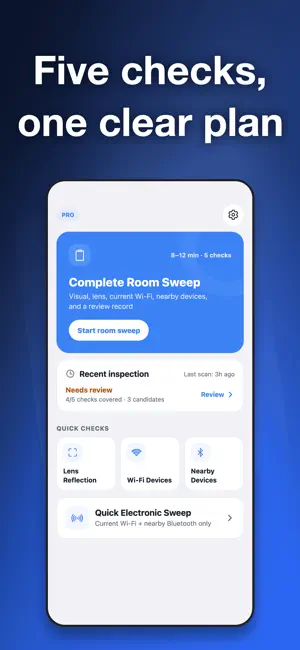 Hidden Camera Detector: Lens screenshot 2