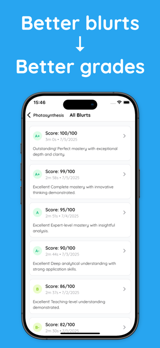 Blurt: Blurting Study Method Screenshot 8 of 8