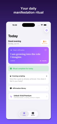 Vivid: Vision Board Maker iPhone screenshot
