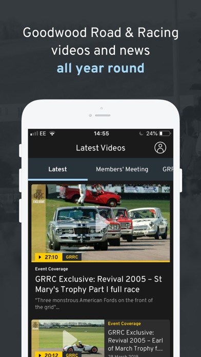 Goodwood Motorsport iPhone screenshot 5 - Entertainment app