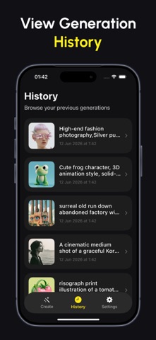 AI Image Generator with Imagio iPhone screenshot
