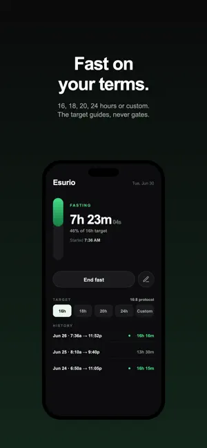 Esurio | Intermittent Fasting screenshot 3