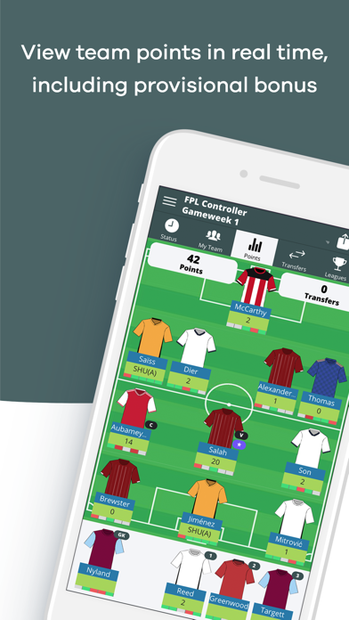 Screenshot #1 pour Fantasy Football Controller