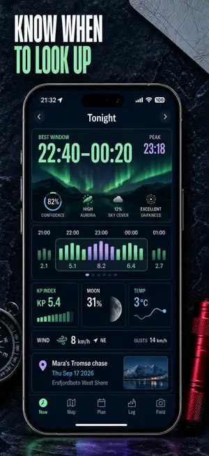 Aurora Northern Lights Planner screenshot 1