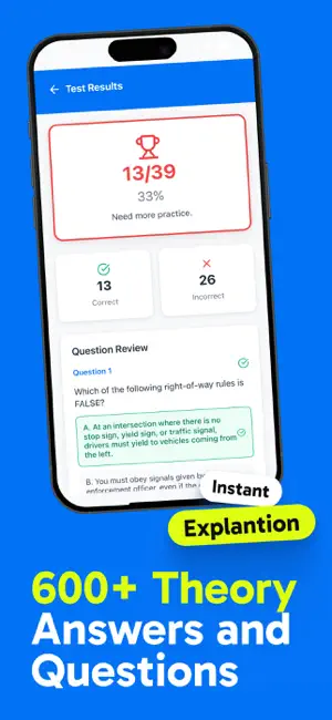 US DMV Test: Driving Practice screenshot 4