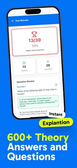 US DMV Test: Driving Practice Screenshot 4 of 4