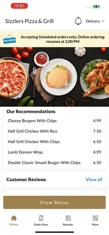 Sizzlers Pizza & Grill screenshot