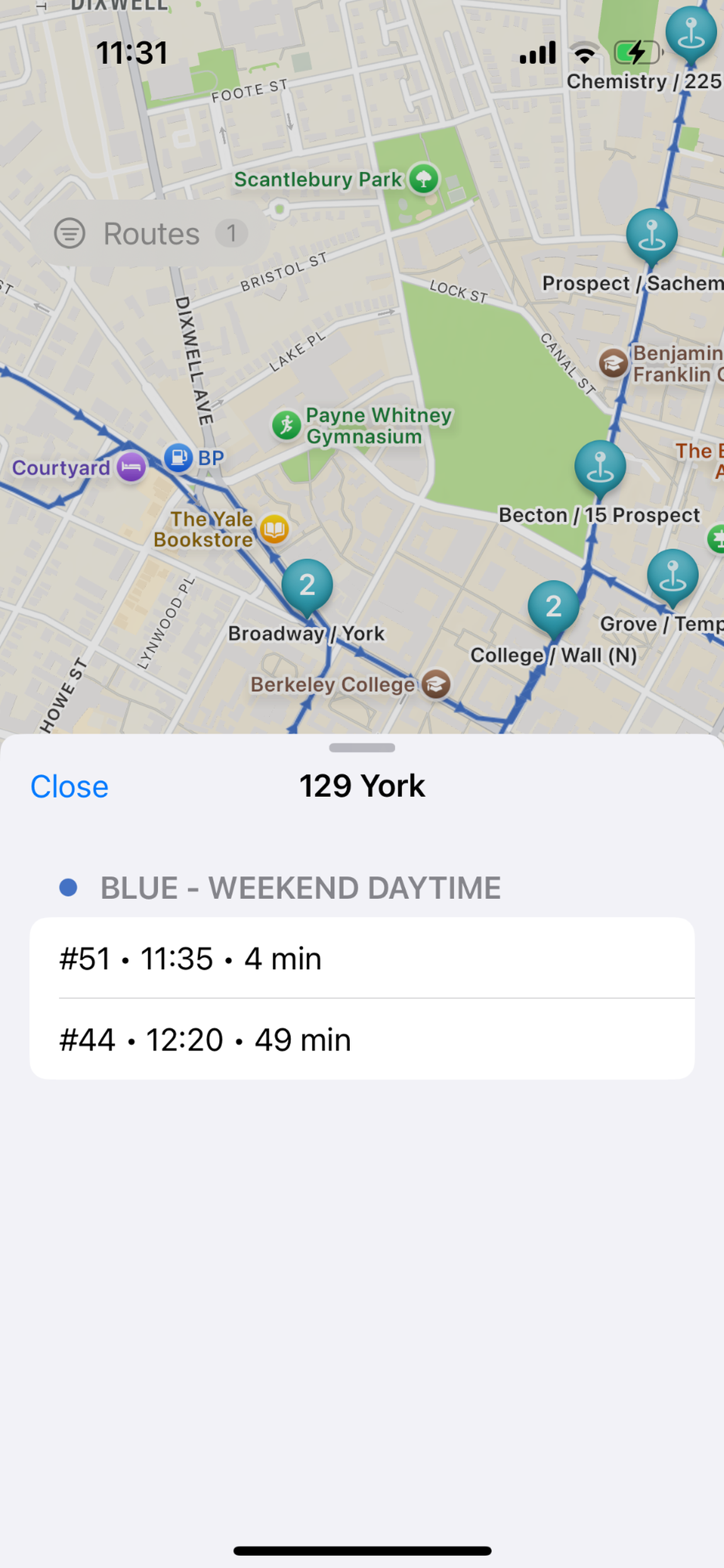 Yale Shuttle screenshot 6