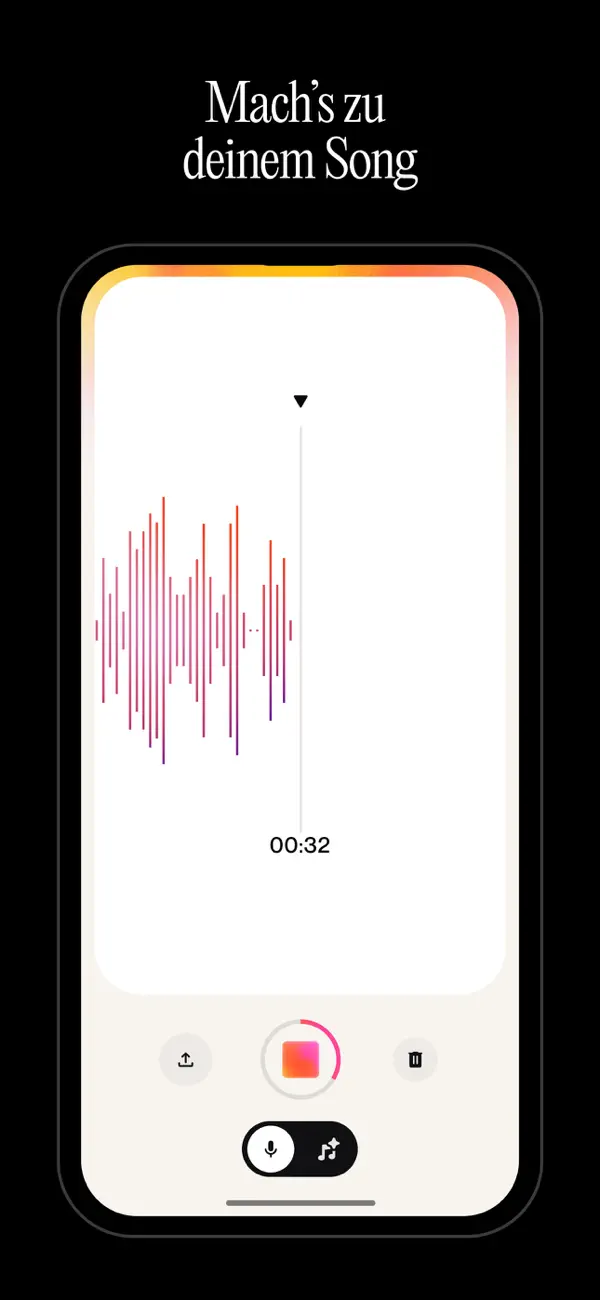 Suno - Musik Machen mit KI iPhone App Screenshot 5 – Musik