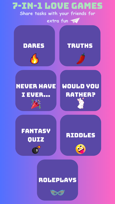 Sexy Games for Couples: Sizzle Screenshot