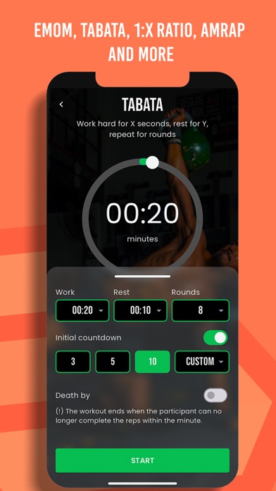 CrossKit: Tabata & HIIT Timer Screenshot