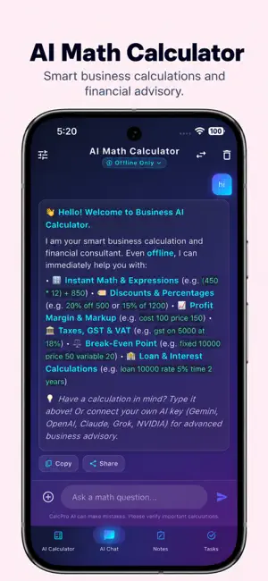 Ai calculator - For Business screenshot 1