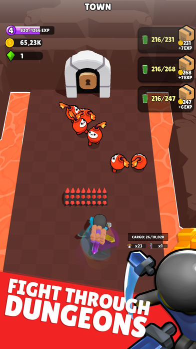 Spin Digger: RPG Action Screenshot