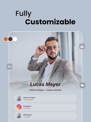 Swapp • Digital Business Cards iPad screenshot