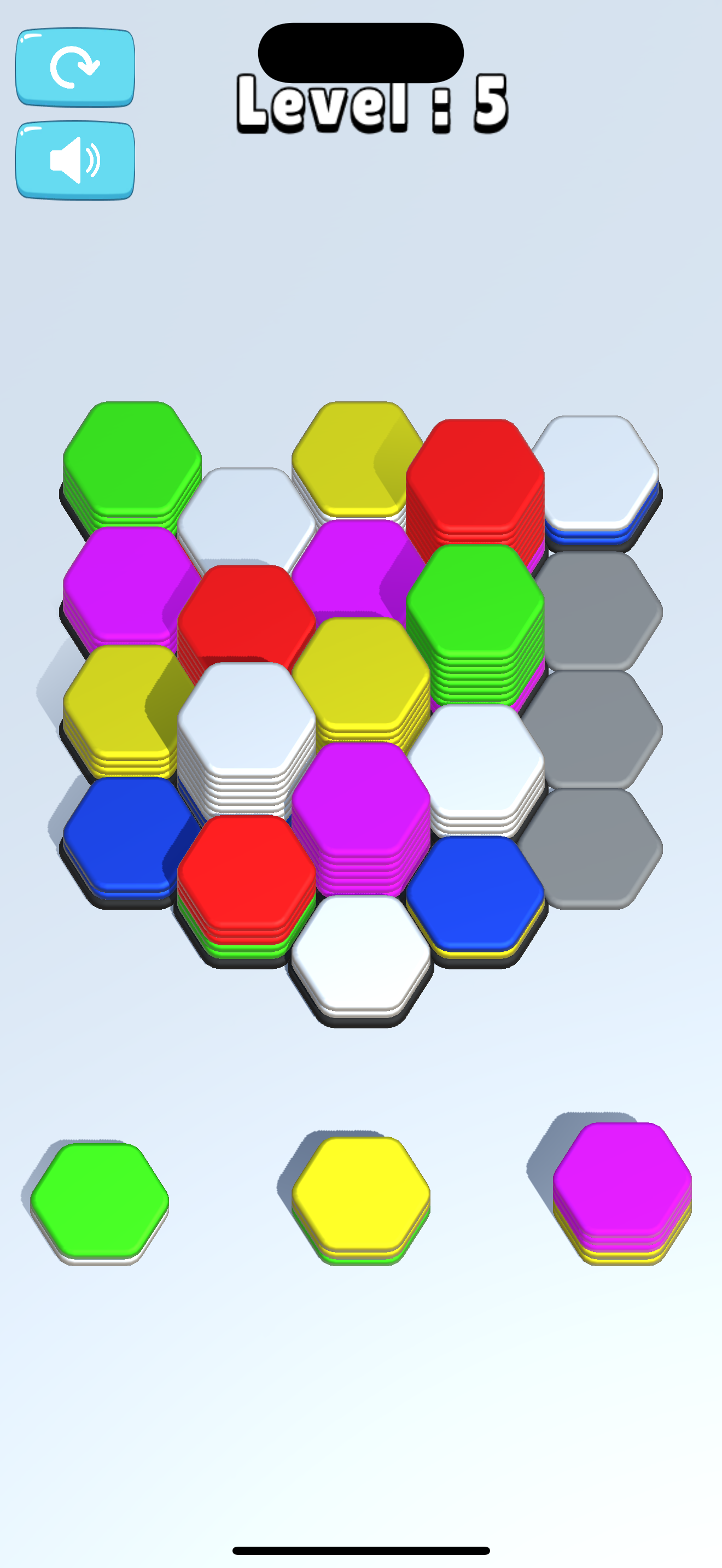 Hexa Sort 3D - Color Puzzle screenshot 3