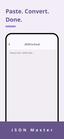 JSON Master: Editor & Viewer iPhone screenshot
