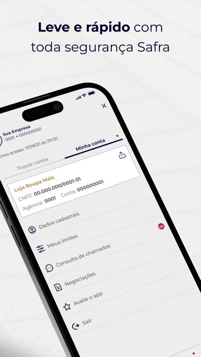 Safra Empresas: A sua conta PJ Screenshot