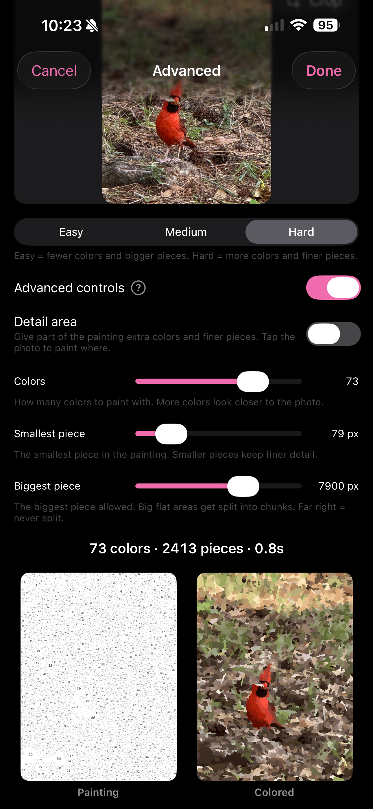 Custom Paint by Number Photos screenshot 4