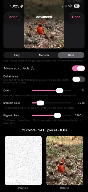 Custom Paint by Number Photos screenshot 3