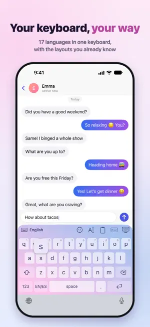 My Way Keyboard screenshot 1