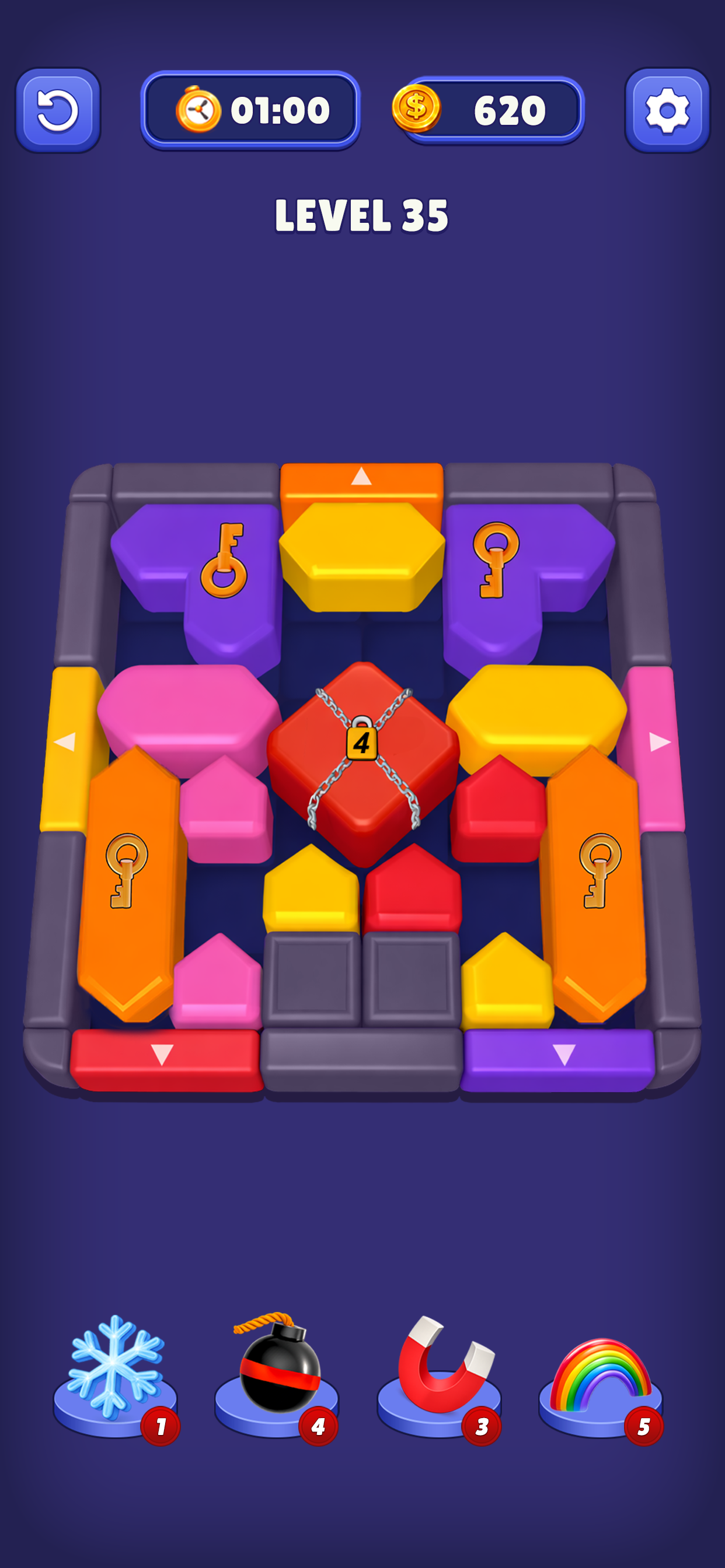 Arrow Color 3D Block Puzzle screenshot 4