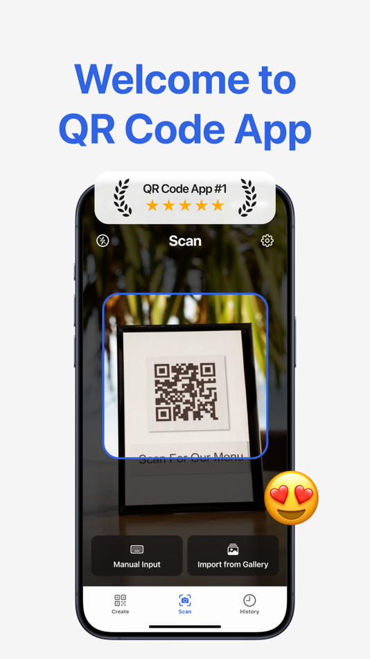 #2. QR Code Scanner: Fast Reader. (iOS) Podle: Adan Malon