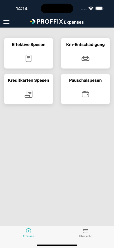 Proffix Expenses screenshot 1