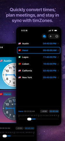 timZones World Clock screenshot