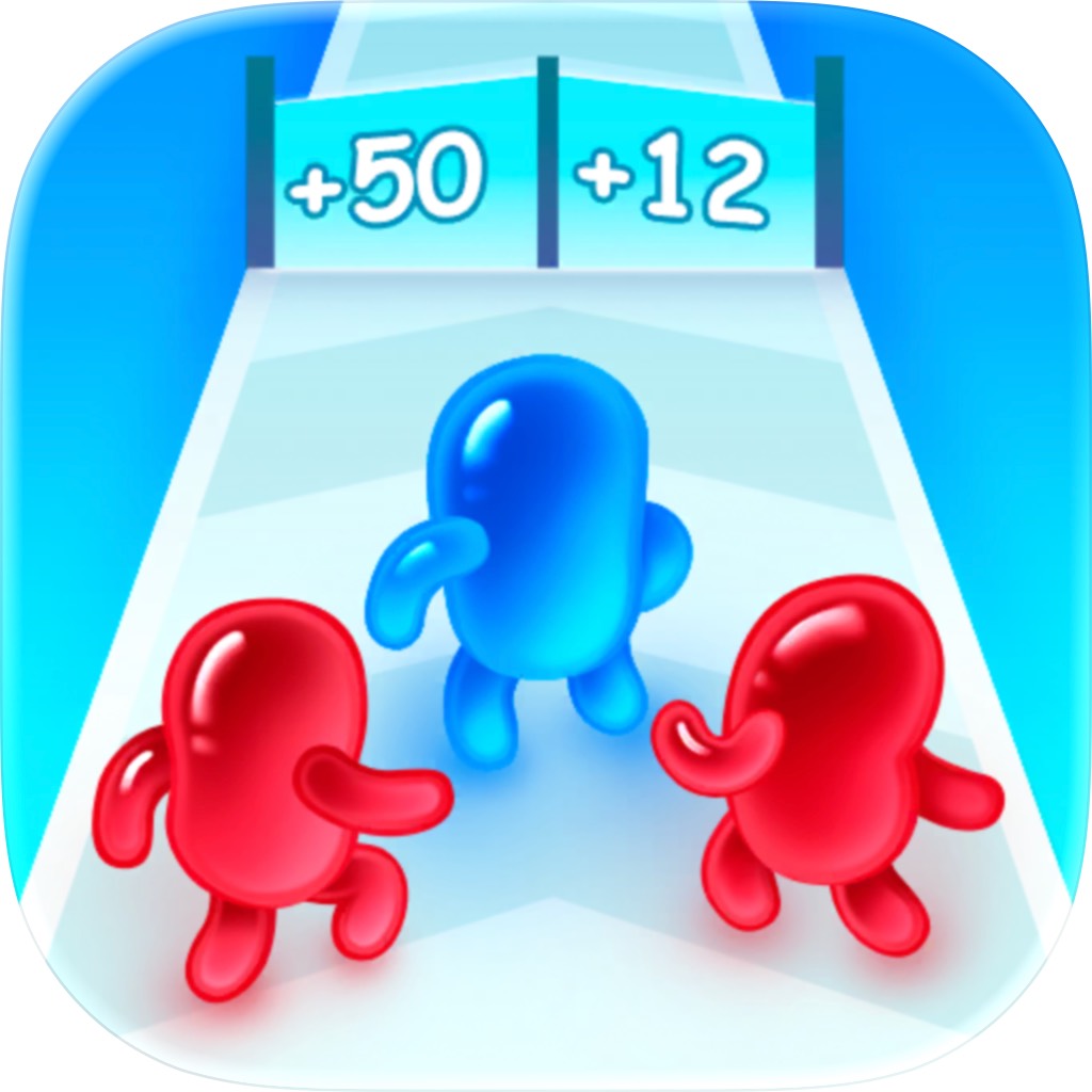 Apple App Store cover for Join Blob Clash 3D — Crowd Run