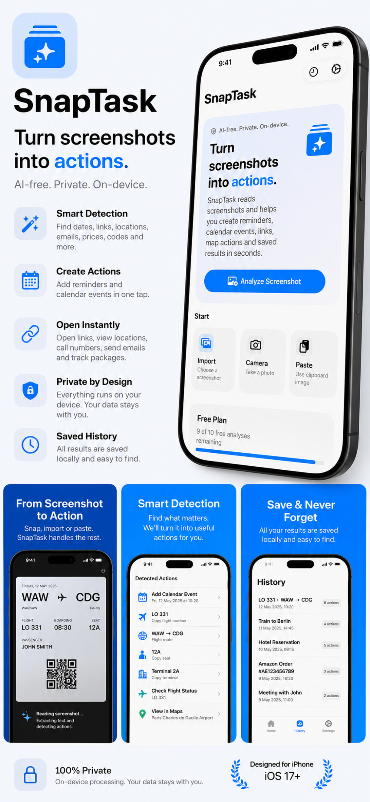 SnapTask: Screenshot Actions screenshot 3