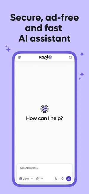 Kagi Assistant screenshot 1