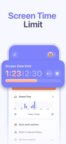 Parental Control App - Kidsee iPhone screenshot