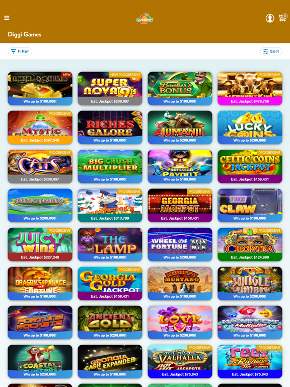 Georgia Lottery Official App iPad screenshot 4 - Entertainment app