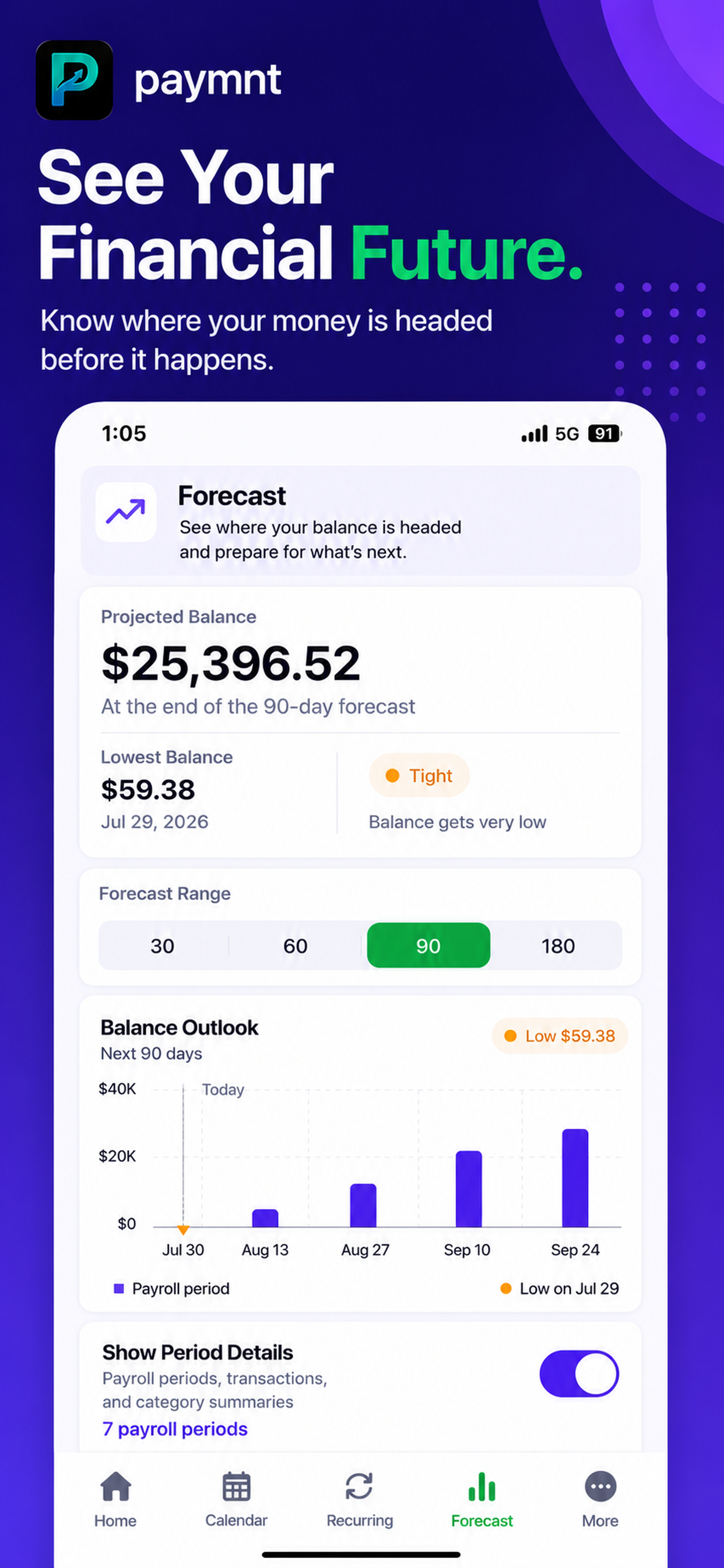 Paymnt: Cash Flow by Paycheck screenshot 4