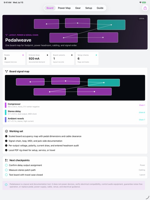 Pedalweave: Board Planner screenshot 2