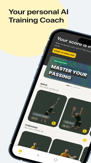 Offcourtz AI Tennis Training screenshot 1