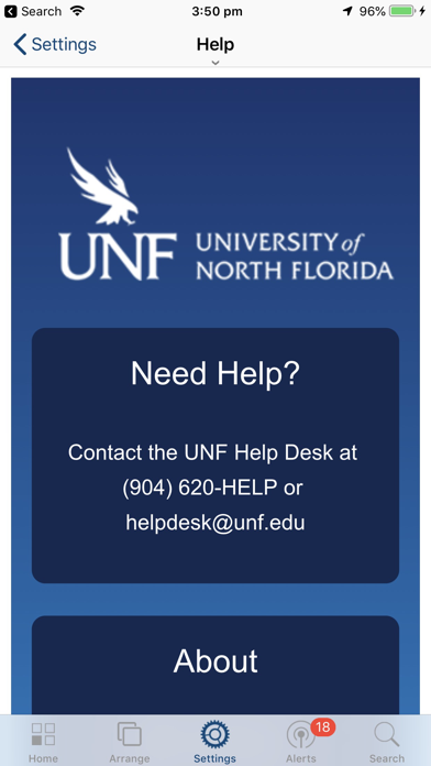 Screenshot #2 pour UNF Mobile (Official)