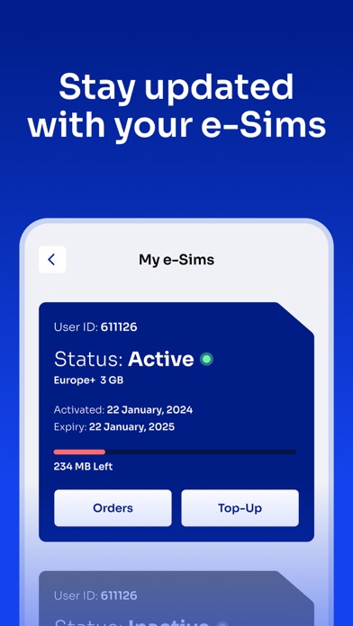 DataJet eSIM Travel & Internet Screenshot