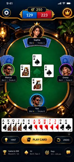 Spades No Ads screenshot 4