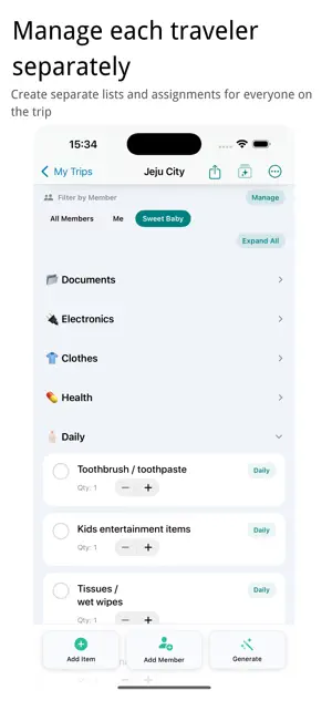PackingMate: Packing List screenshot 2