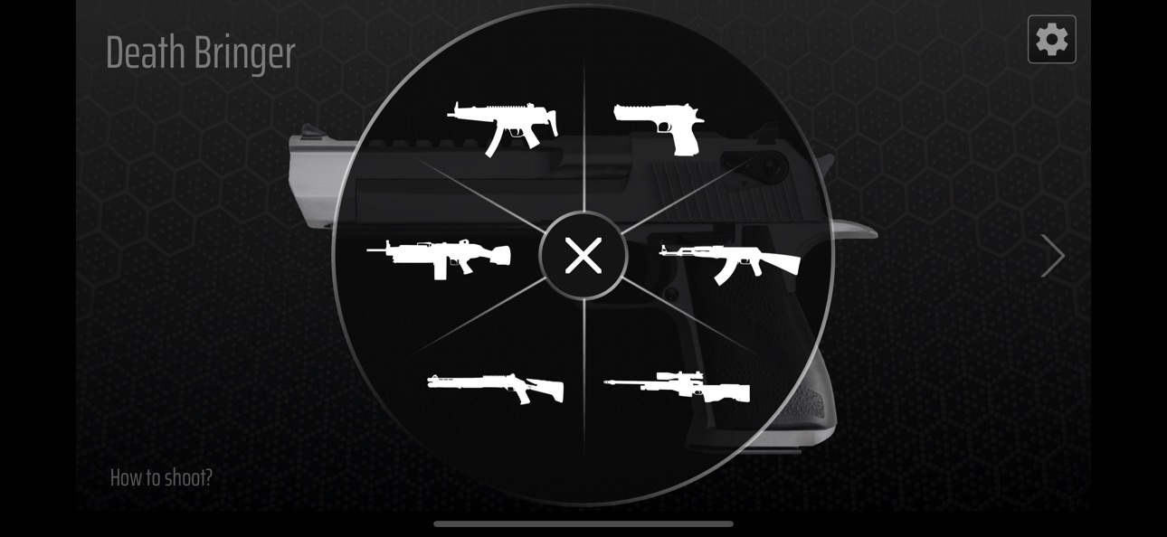 Screenshot 4 of Gun Simulator - Shake to shoot