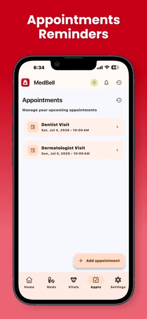 MedBell - Medication Reminder screenshot 4
