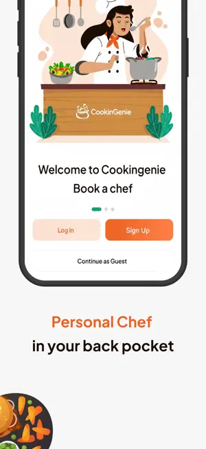 CookinGenie - Book a Chef screenshot 1