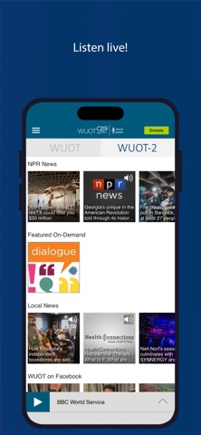 WUOT Public Radio App screenshot