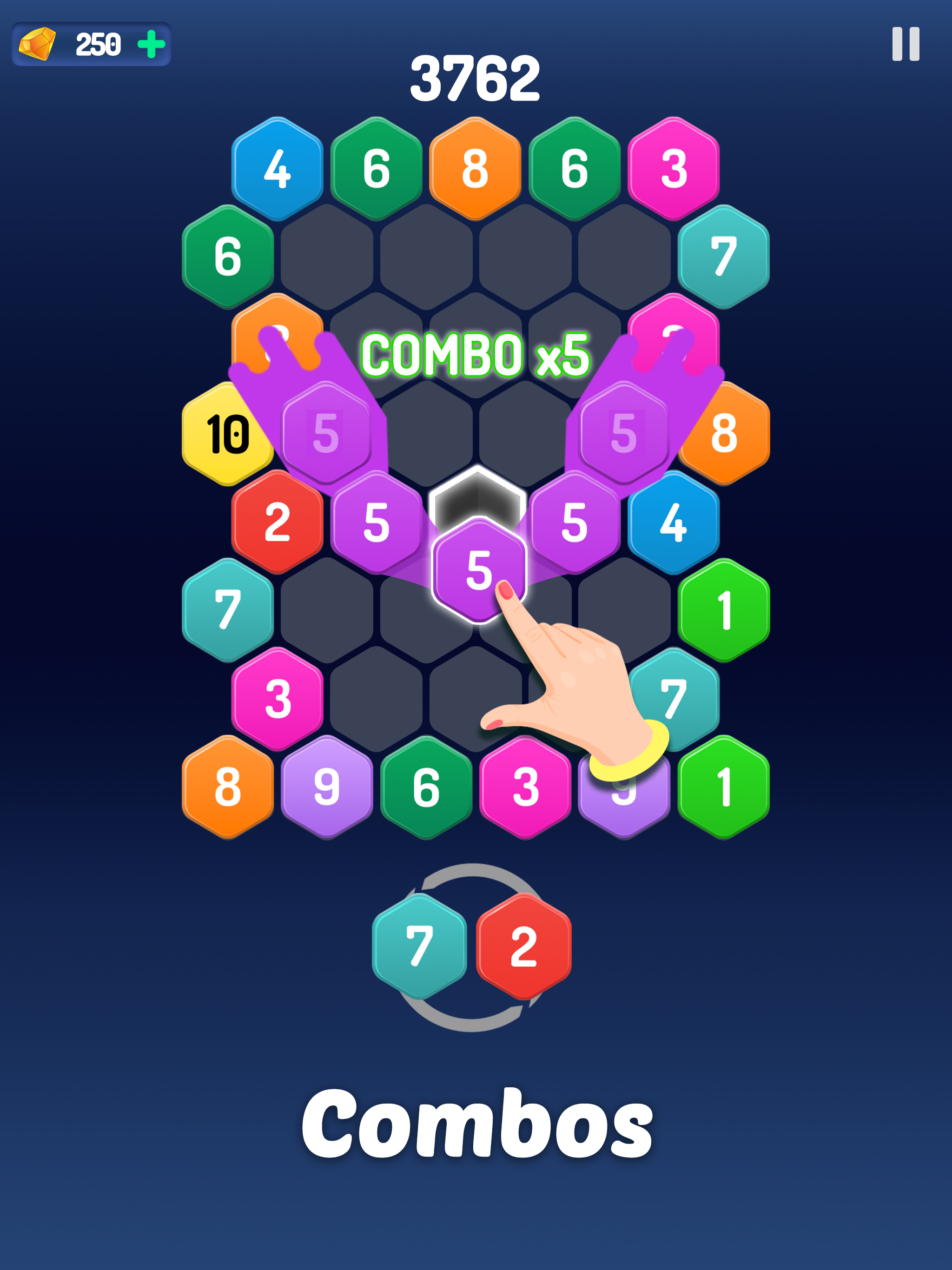 Merge Hexa™ Number Puzzle Game