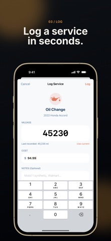 Vehix - Car Maintenance Log screenshot
