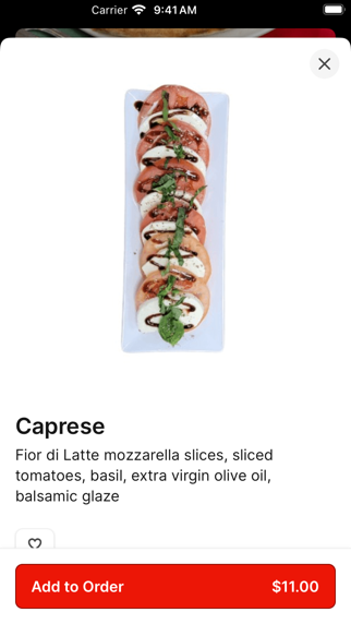 Ti Amo Wood Fired Pizza iPhone screenshot 4 - Food & Drink app